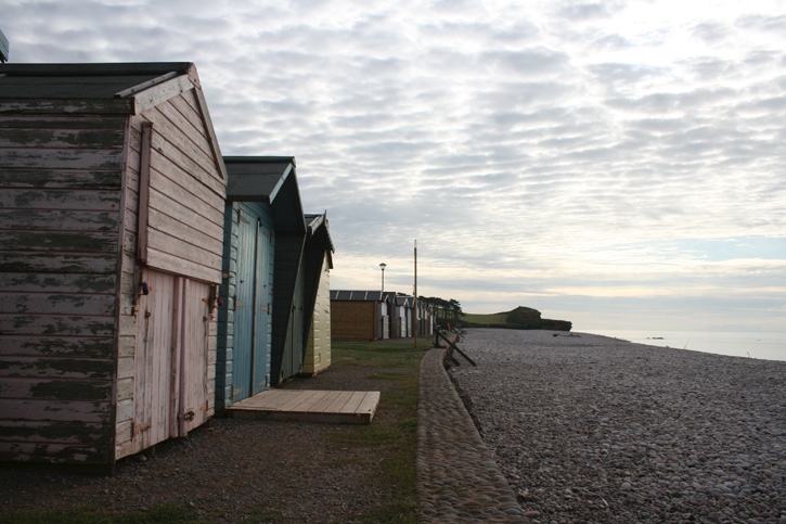 Beach huts image